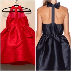 Kate Spade Fit and Flare Bubble Bow Back Dress